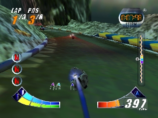 Extreme-G XG2 (Europe) (En,Fr,De,Es,It) In game screenshot